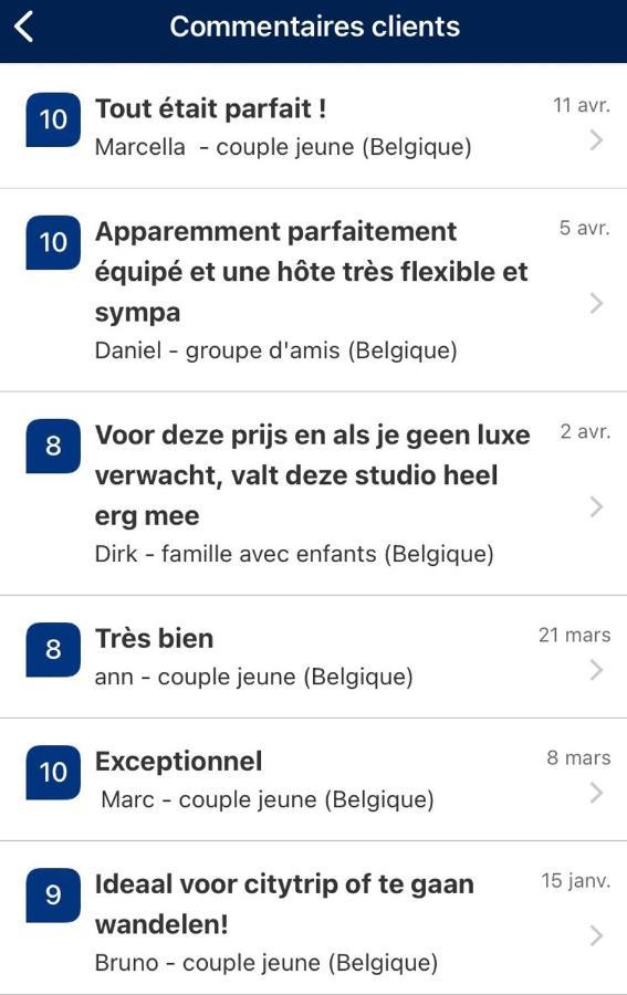 Studio 2 Pers. Tourisme Et Business Apartment Namur Ngoại thất bức ảnh